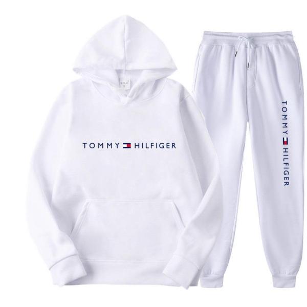 Two piece set of printed sweaters and pants