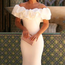 Temperament Long Wrap Hip Skirt Temperament Long Wrap Hip Skirt