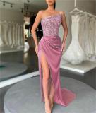 Sequin Long Sleeveless Mid length Evening Dress