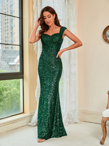 Suspended Mid Waist Party Evening Dress Long Floor Dress