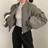 Short baseball jacket