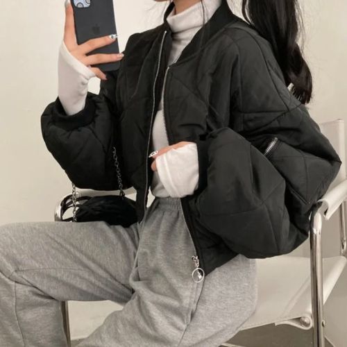 Short baseball jacket