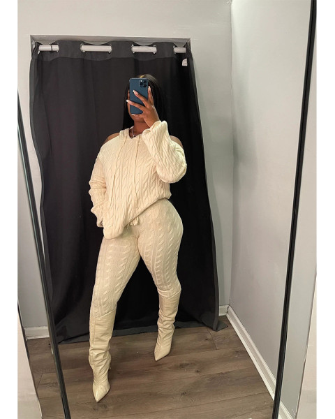 High elastic and anti pilling knitted sweater