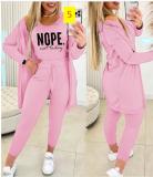 Fashionable and sexy striped three piece set