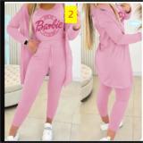 Fashionable and sexy striped three piece set
