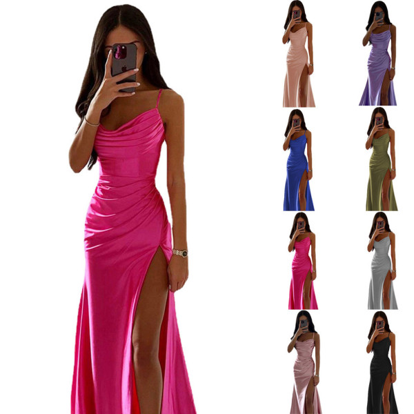 Sexy slim fit buttocks wrapped dress