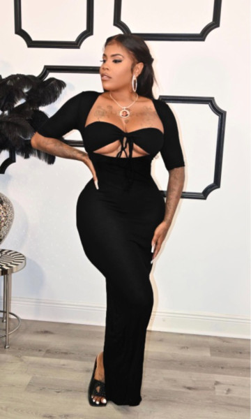 Slim fit slit sexy long skirt