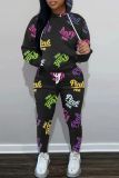 Women's hooded hoodie set