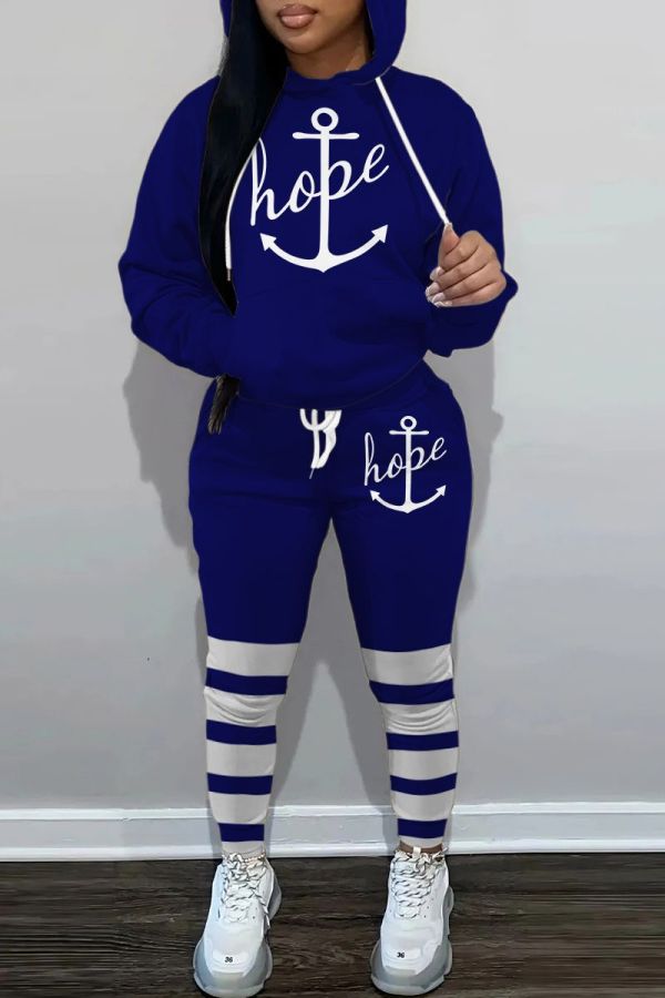 Women's hooded hoodie set