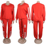 Casual pants pullover set