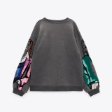 Thin velvet printed casual sportswear