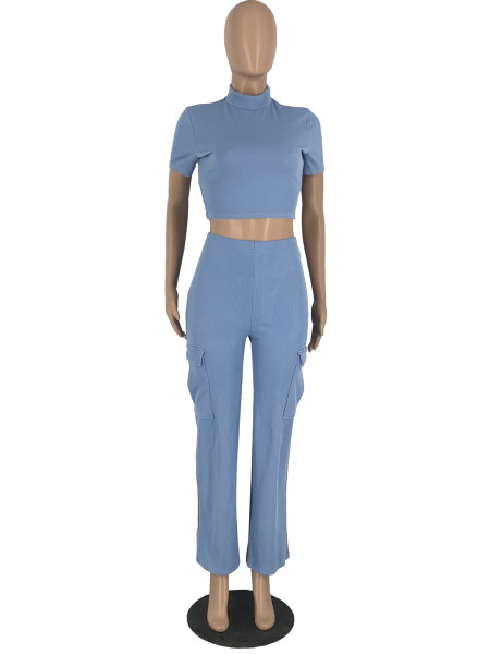 Pocket leakage waist set, two-piece set