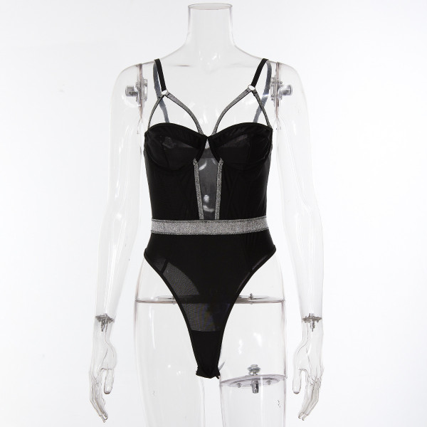 Two tone camisole jumpsuit, fun lingerie set