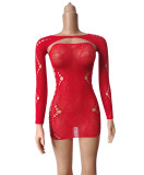 Two piece set of fun internet clothes