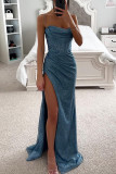 Loose casual slit women's dress