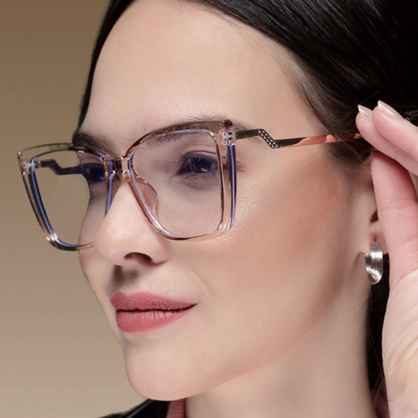 Retro Box Flat Mirror Fashion Decorative Glasses