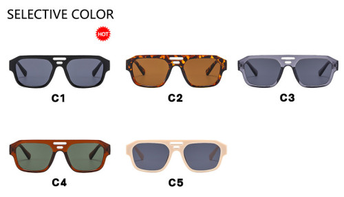 Double beam pilot sunglasses