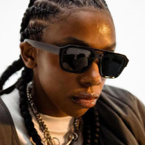 Double beam pilot sunglasses