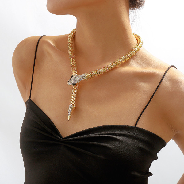 Exaggerated Snake Necklace