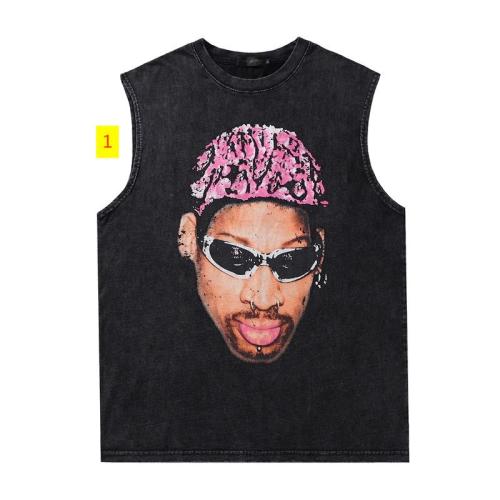 Sleeveless T-shirt men's loose shoulder vest