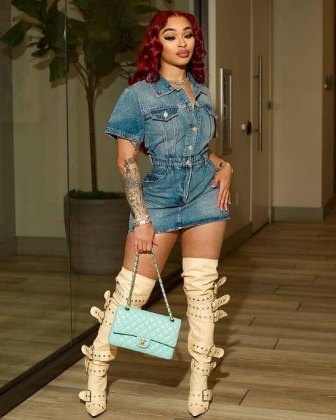 Denim short sleeved dress