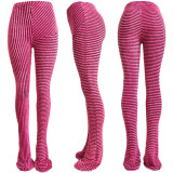 High stretch slim fit stacked pants