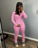 Casual threaded two-piece hood set