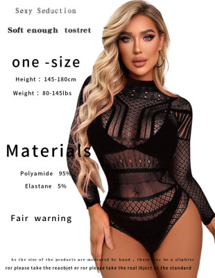 Sexy and Sexy Bikini with Sexy Temptation Perspective Mesh Clothes