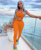 Printed Sexy Tight Sports Set 2-piece Set