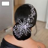 Handmade headwear with curly headbands and rhinestone headbands