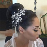 Handmade headwear with curly headbands and rhinestone headbands