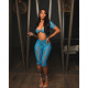 Sexy nightclub style mesh jumpsuit