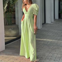 Fashionable and elegant oversized wide leg jumpsuit