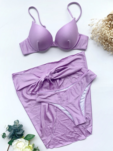 Three piece swimsuit