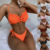 Steel support swimsuit with ruffle lace swimsuit Steel support swimsuit with ruffle lace swimsuit