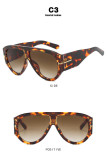 T-shaped large frame sunglasses