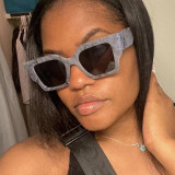 Square large frame sunglasses