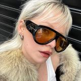 T-shaped large frame sunglasses