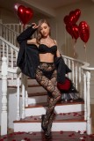 Solid color open range detachable jumpsuit socks
