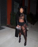 Fun hollow out lingerie sexy mesh set