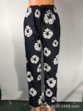 Oversized women's 3D printed pants