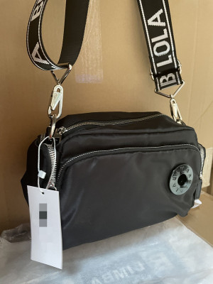 Nylon fabric solid color women's bag single shoulder bag single shoulder crossbody bag