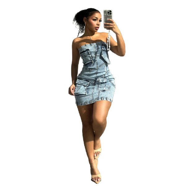 Bra fitting 3D pocket dress