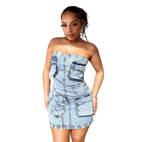 Bra fitting 3D pocket dress
