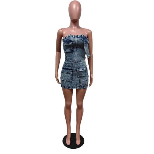 Bra fitting 3D pocket dress