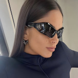Irregular shaped sunglasses, fashionable sunglasses