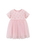Short sleeved princess dress for children