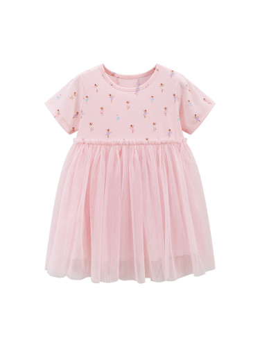Short sleeved princess dress for children
