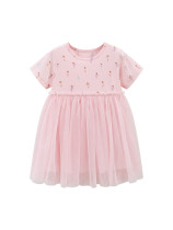 Short sleeved princess dress for children Short sleeved princess dress for children