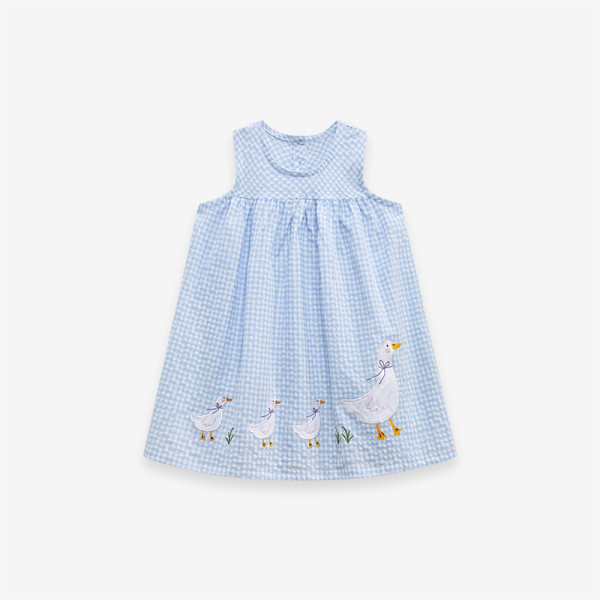 Girls' tank top dress, children's sleeveless dress